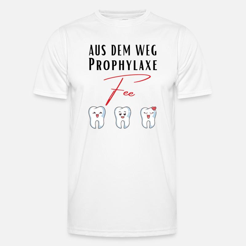 Propyhlaxe FEE Prophylaxeassistentin ZMF ZFA - Männer Funktions-T-Shirt - Weiß