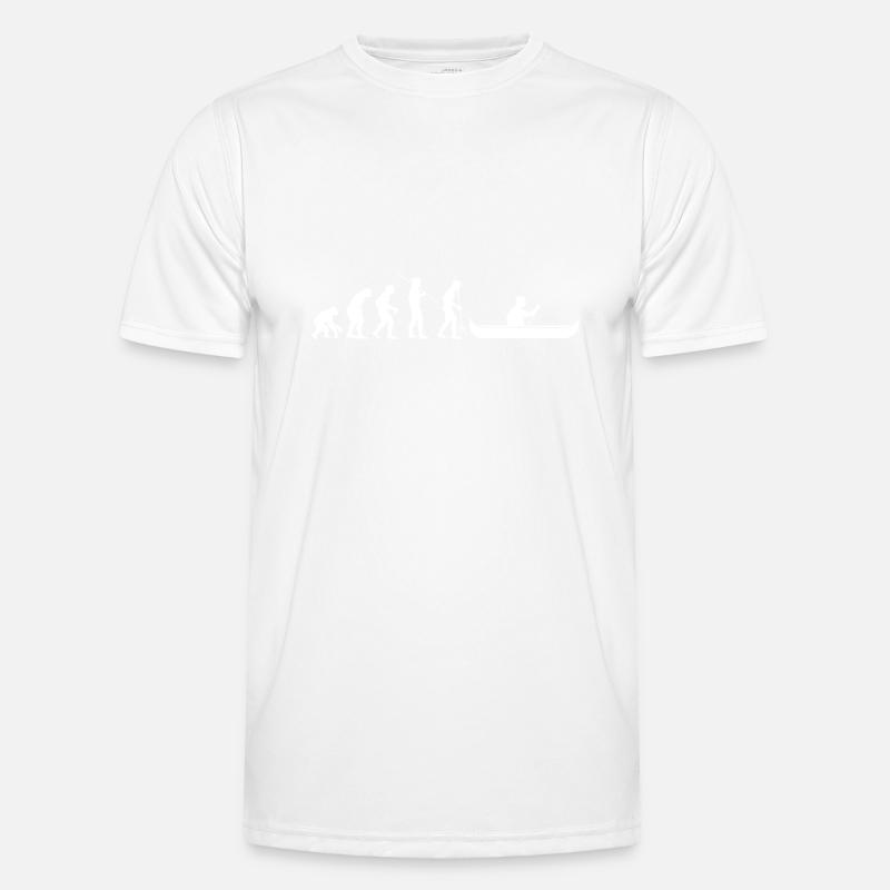 Evolution Canoe Canoe Canoeing - Gift Idea - Men's Functional T-Shirt - white