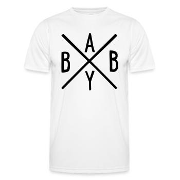 INFANT - Men's Functional T-Shirt - white - Front - AI Model Male 178 dark (178cm)