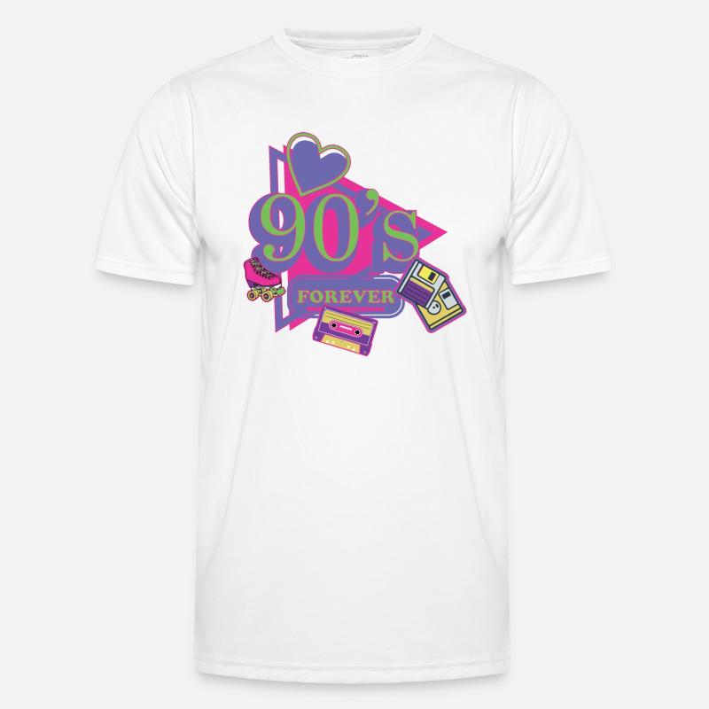 1990s Proverbs 90s Gift Idea - Men's Functional T-Shirt - white