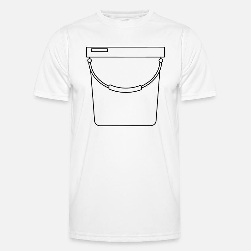 Eimer Männer Funktions-T-Shirt