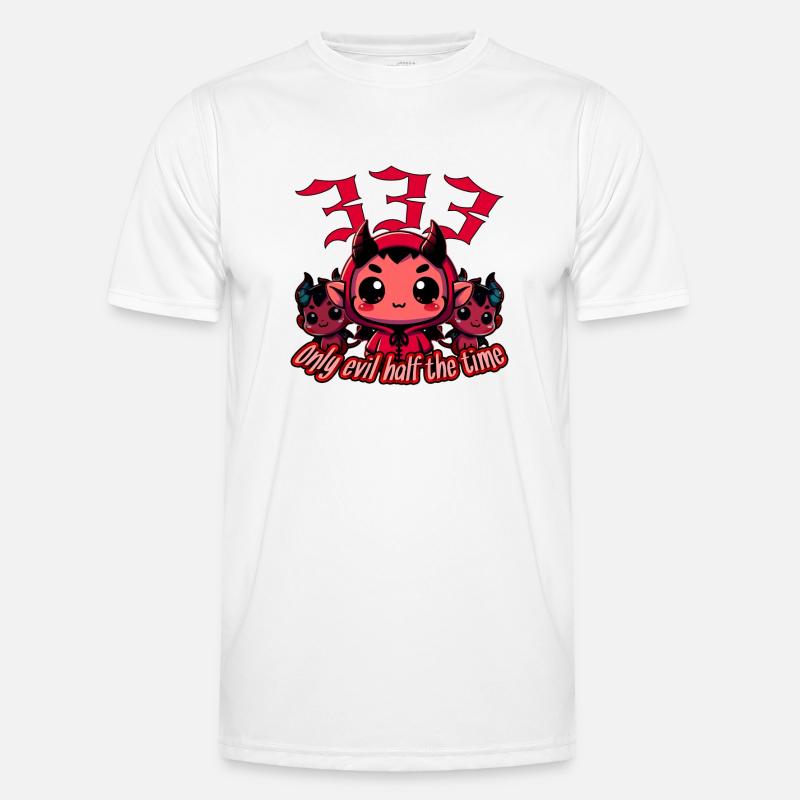 Chibi Devil - 333 Only evil half the time Men's Functional T-Shirt
