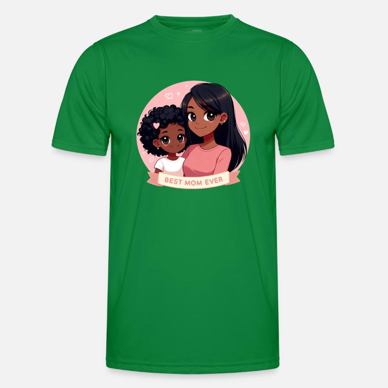 Muttertag - Eine Mutter und ihre Tochter Männer Funktions-T-Shirt