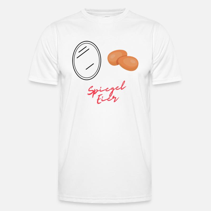 Spiegel Eier Männer Funktions-T-Shirt