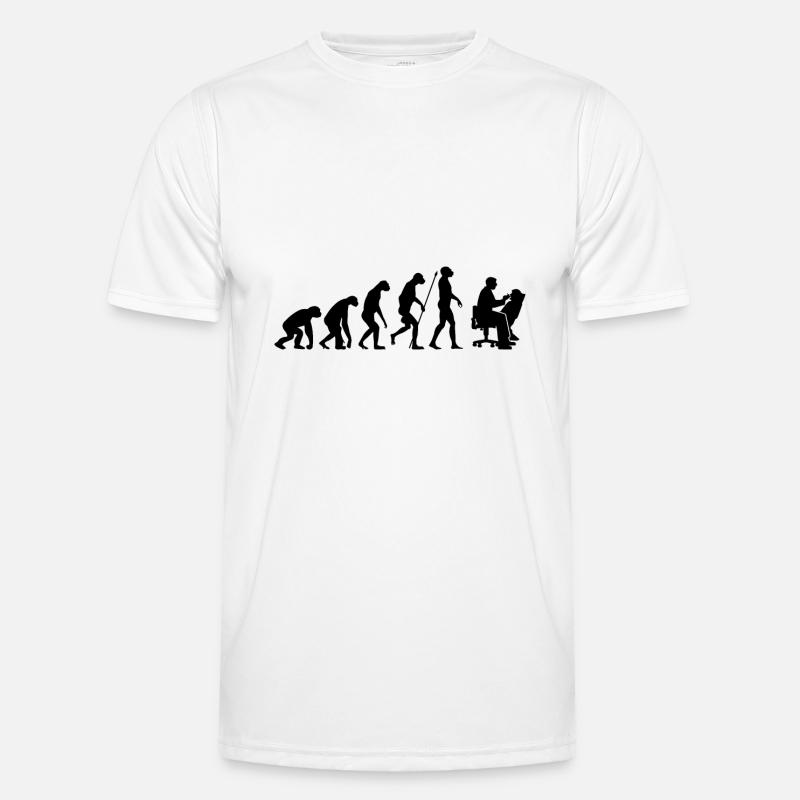Evolution dentist - Men's Functional T-Shirt - white