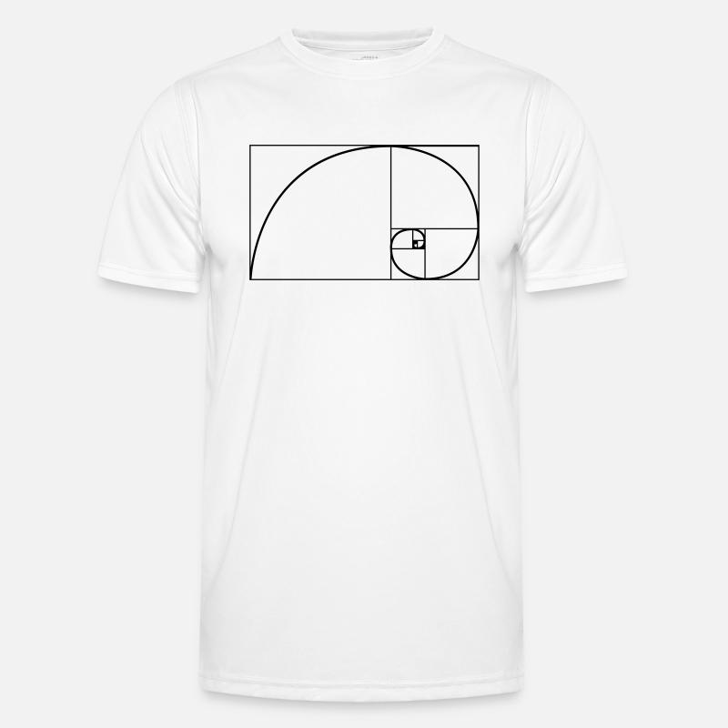 Fibonacci nature spiral Men's Functional T-Shirt