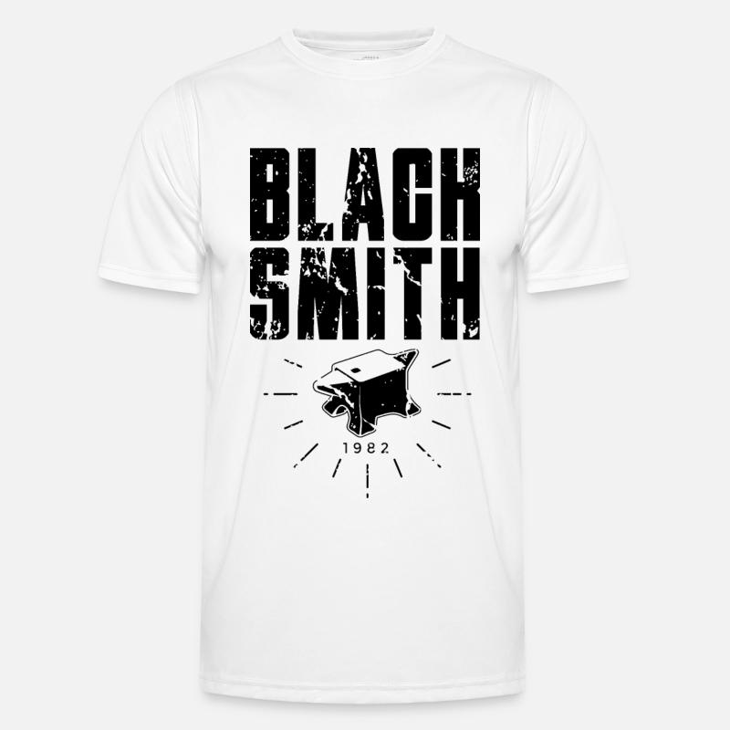 Blacksmith Forge Forging - Men's Functional T-Shirt - white