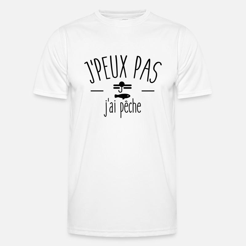 Je peux pas j ai pêche T-shirt sport Homme