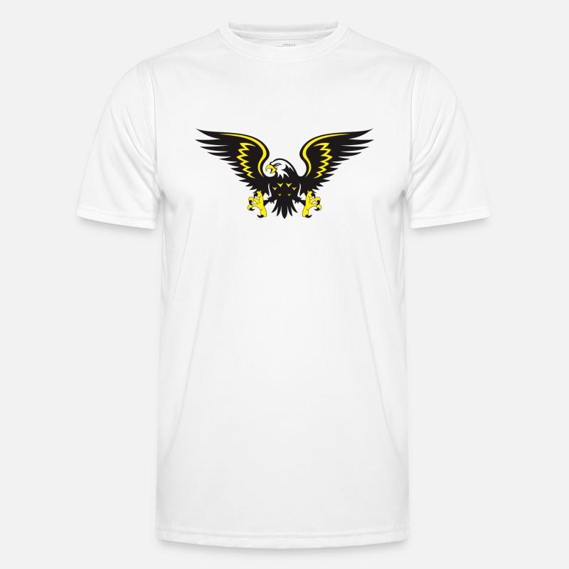 eagle eagle buzzard falcon habicht hawk falcon53 Men's Functional T-Shirt