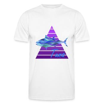 thon e 103 - T-shirt sport Homme - blanc - Devant - AI Model Male 178 dark (178cm)