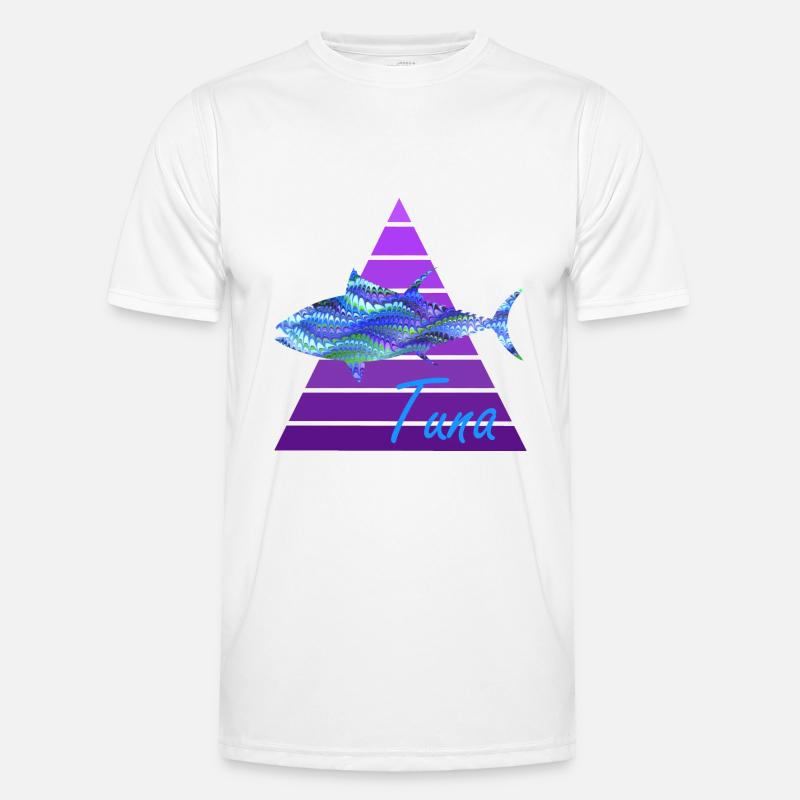 tuna e 103 - Men's Functional T-Shirt - white