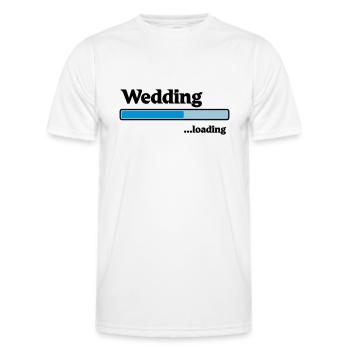 Wedding loading - Männer Funktions-T-Shirt - Weiß - Vorne - AI Model Male 178 dark (178cm)