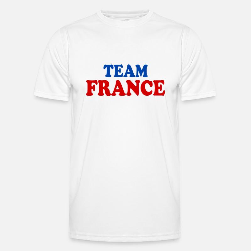 Frankreich Männer Funktions-T-Shirt