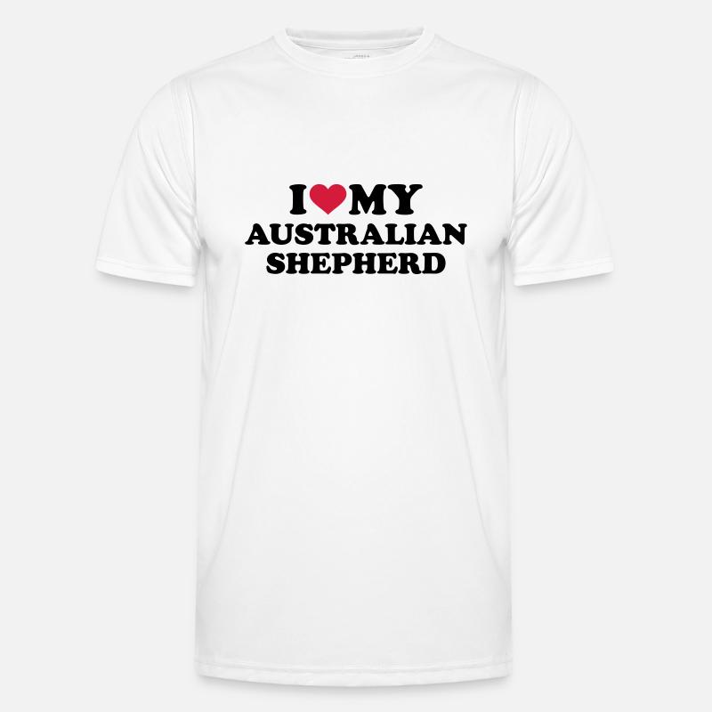 Australian shepherd Männer Funktions-T-Shirt