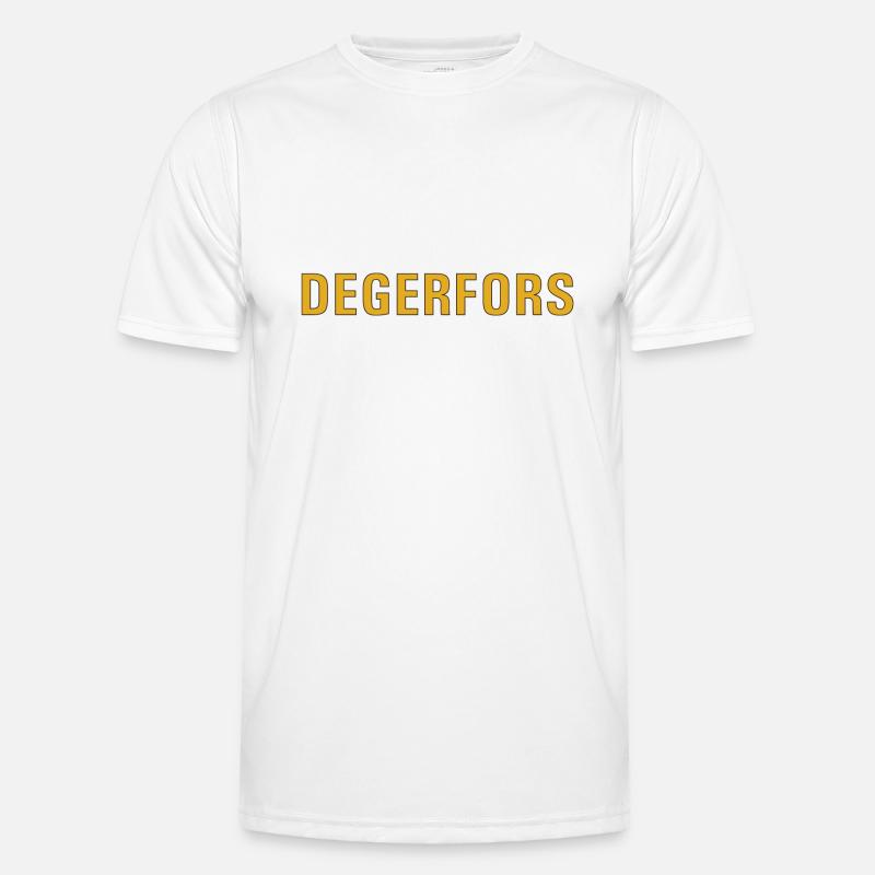 Degerfors - Männer Funktions-T-Shirt - Weiß