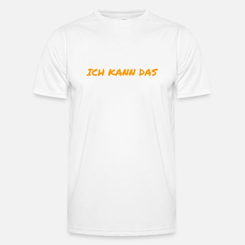ich bin ein Könner - Männer Funktions-T-Shirt - Weiß
