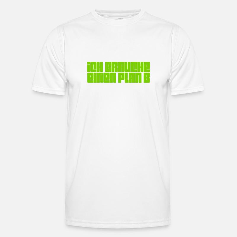 neuer Plan Männer Funktions-T-Shirt