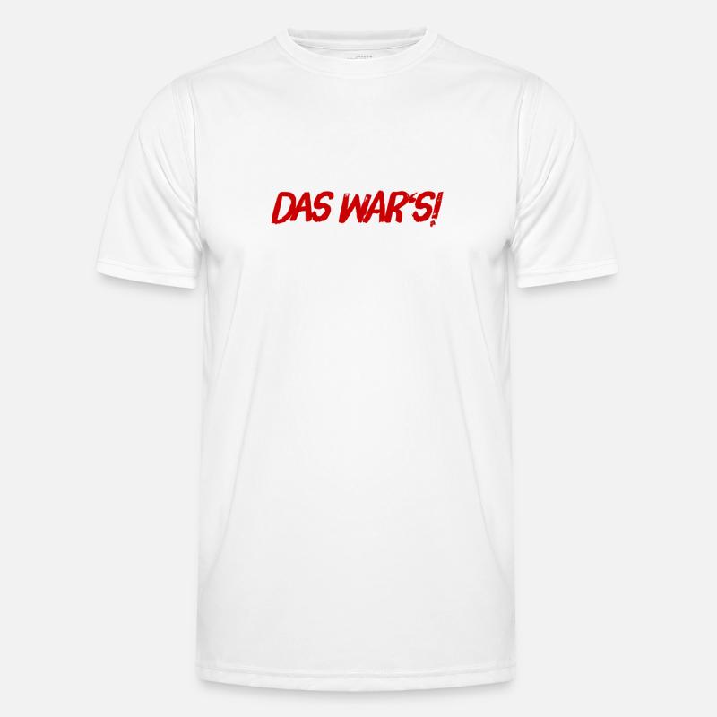endlich vorbei Männer Funktions-T-Shirt