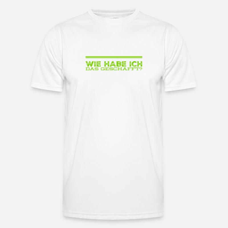 geschafft Männer Funktions-T-Shirt