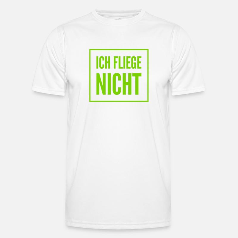 ich habe Flugangst Männer Funktions-T-Shirt