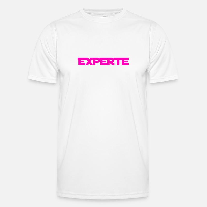 ich bin ein Experte - Männer Funktions-T-Shirt - Weiß