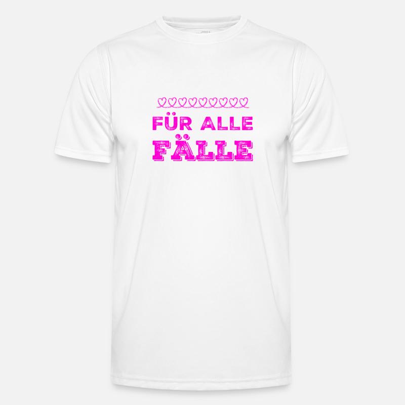ich habe einen Plan B - Männer Funktions-T-Shirt - Weiß