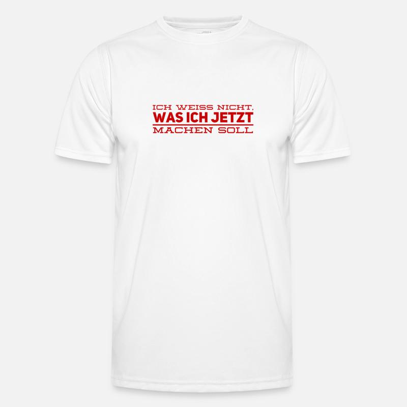 was soll ich nun machen? Männer Funktions-T-Shirt