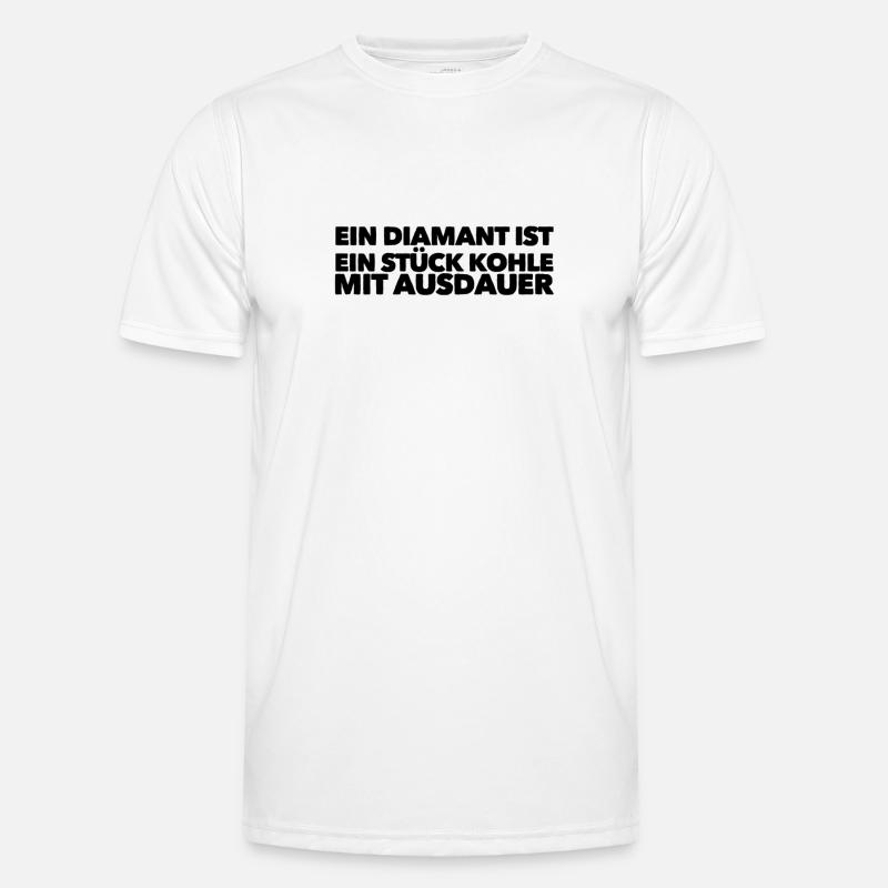 Ausdauer ist mein Ding Männer Funktions-T-Shirt