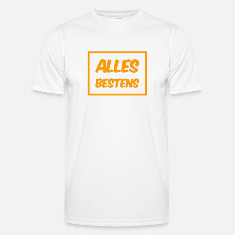 mir geht es hervorragend Männer Funktions-T-Shirt