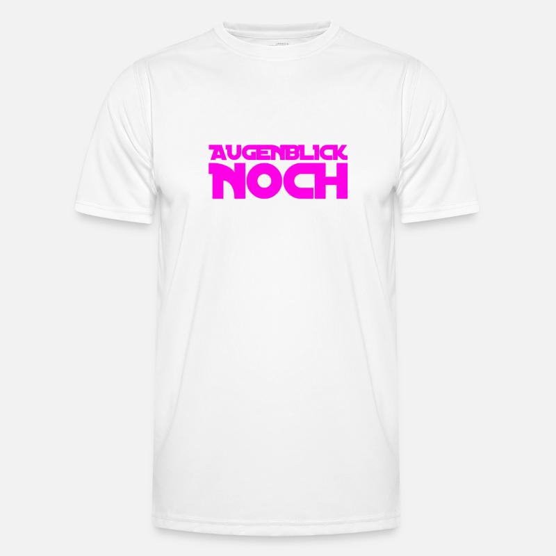 Augenblick noch Männer Funktions-T-Shirt