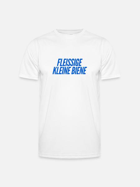 ich bin so fleißig - Männer Funktions-T-Shirt - Weiß