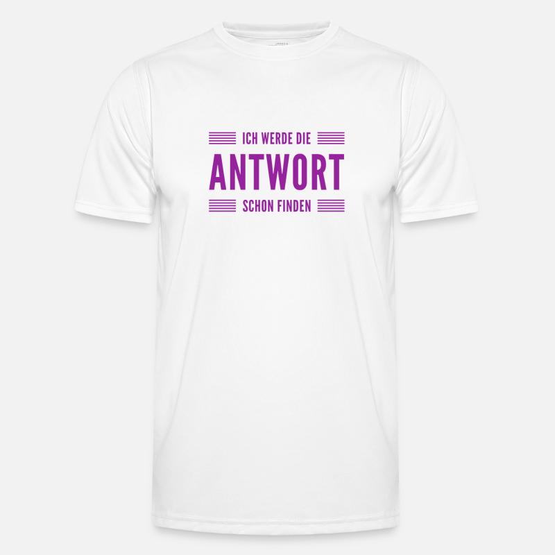 wer suchet der findet Männer Funktions-T-Shirt