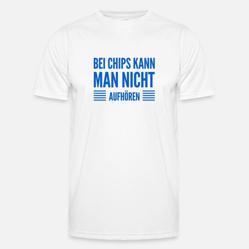 ich mag Chips Männer Funktions-T-Shirt