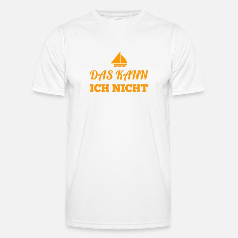 ich bin unfähig - Männer Funktions-T-Shirt - Weiß