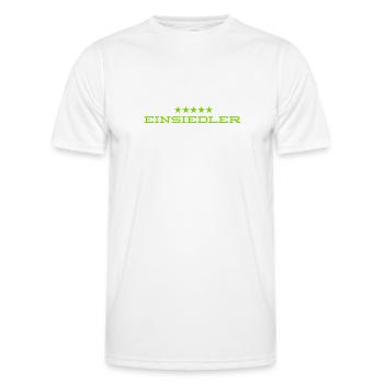 ich mag die Stille - Männer Funktions-T-Shirt - Weiß - Vorne - AI Model Male 178 dark (178cm)