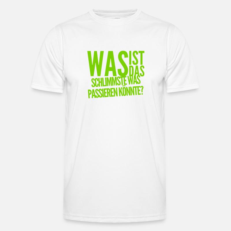 es wird gut werden - Männer Funktions-T-Shirt - Weiß
