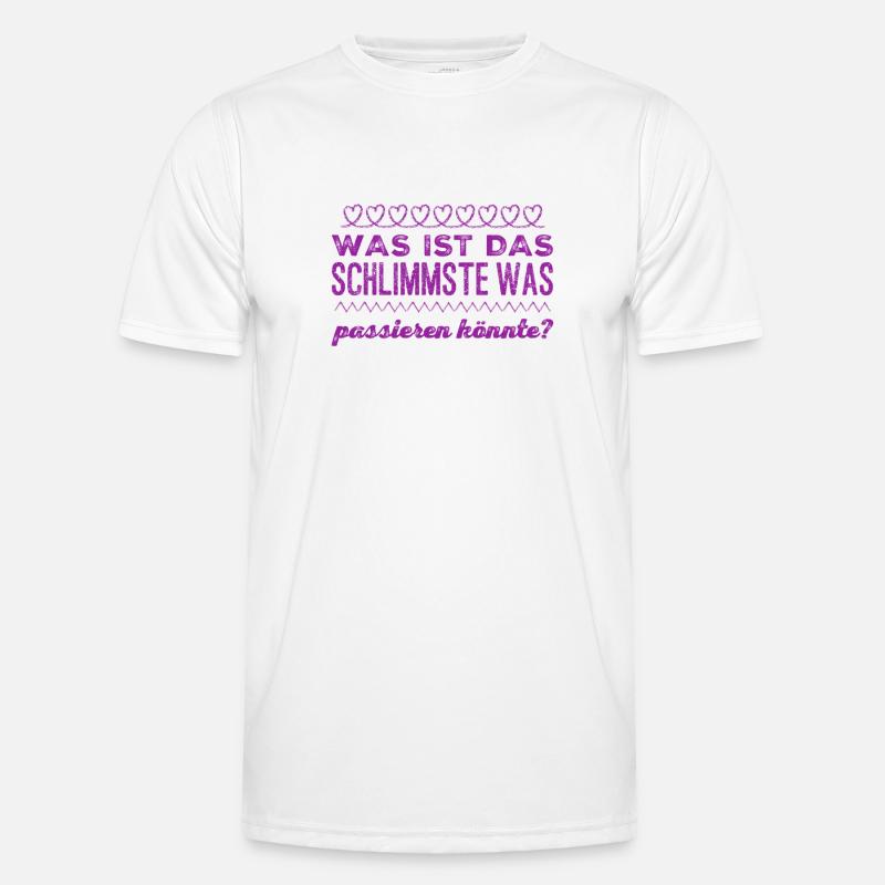 was ist das schlimmste? Männer Funktions-T-Shirt