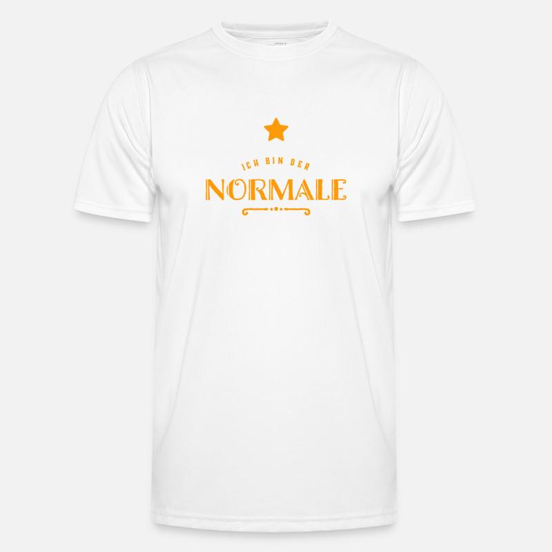 ich bin durchschnittlich - Männer Funktions-T-Shirt - Weiß