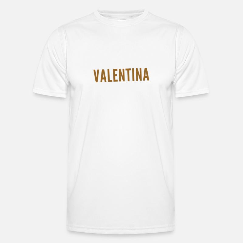 vor dir steht eine Valentina Männer Funktions-T-Shirt