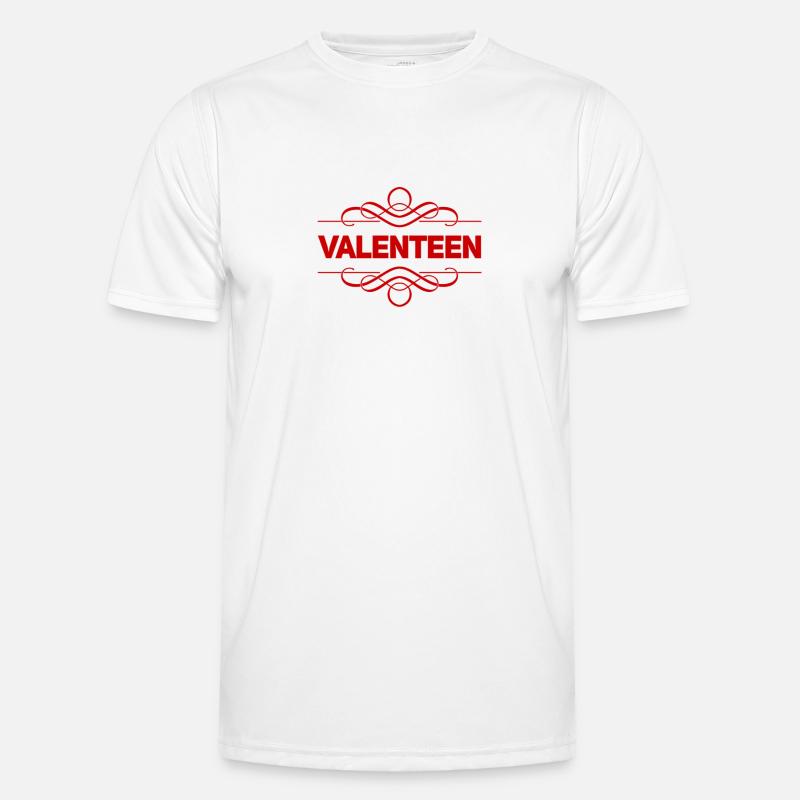 ich finde den Valentinstag gut Männer Funktions-T-Shirt