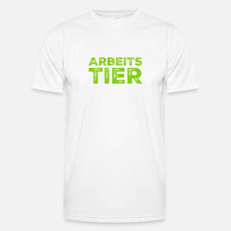 so sieht ein Arbeitstier aus Männer Funktions-T-Shirt