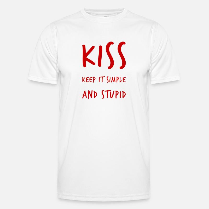 keep it simple and stupid Männer Funktions-T-Shirt