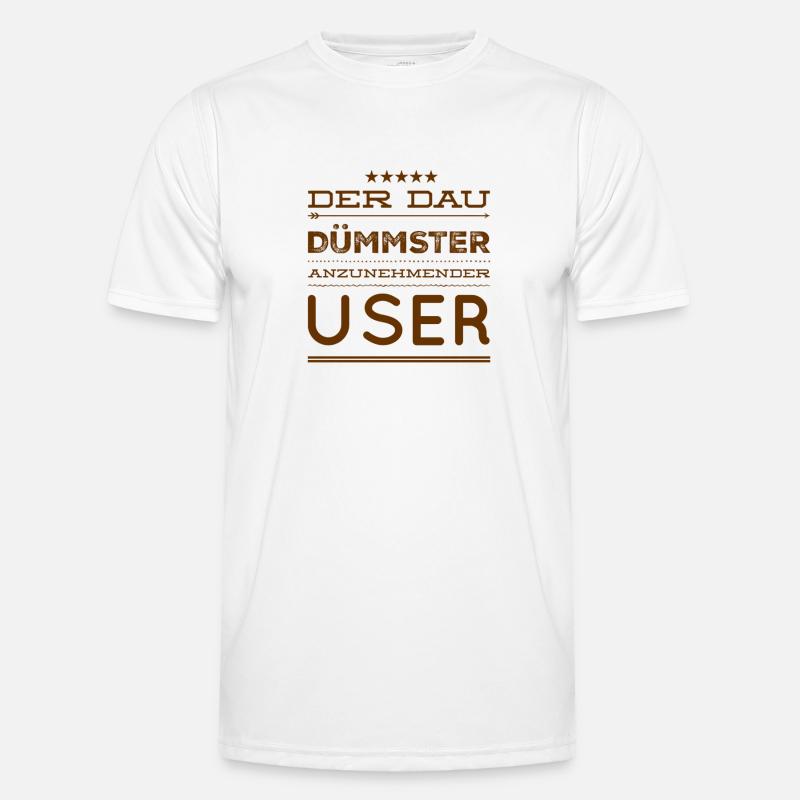 dümmster User Männer Funktions-T-Shirt