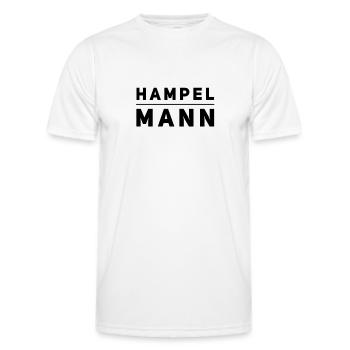 ich stehe meinen Hampelmann - Männer Funktions-T-Shirt - Weiß - Vorne - AI Model Male 178 dark (178cm)