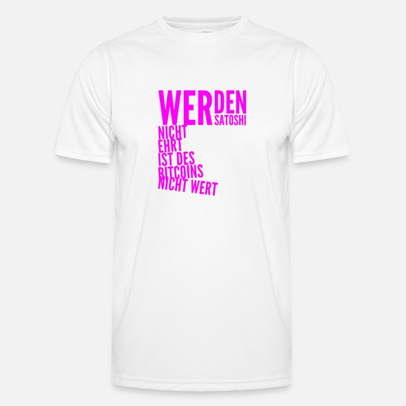 ich bin es wert Männer Funktions-T-Shirt