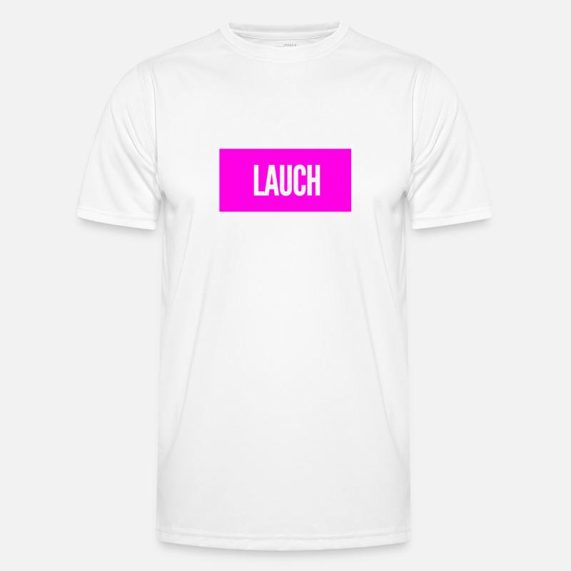 ich bin ein echter Lauch - Männer Funktions-T-Shirt - Weiß