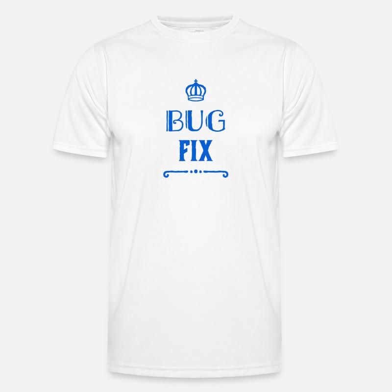 Bugfix always works - Men's Functional T-Shirt - white