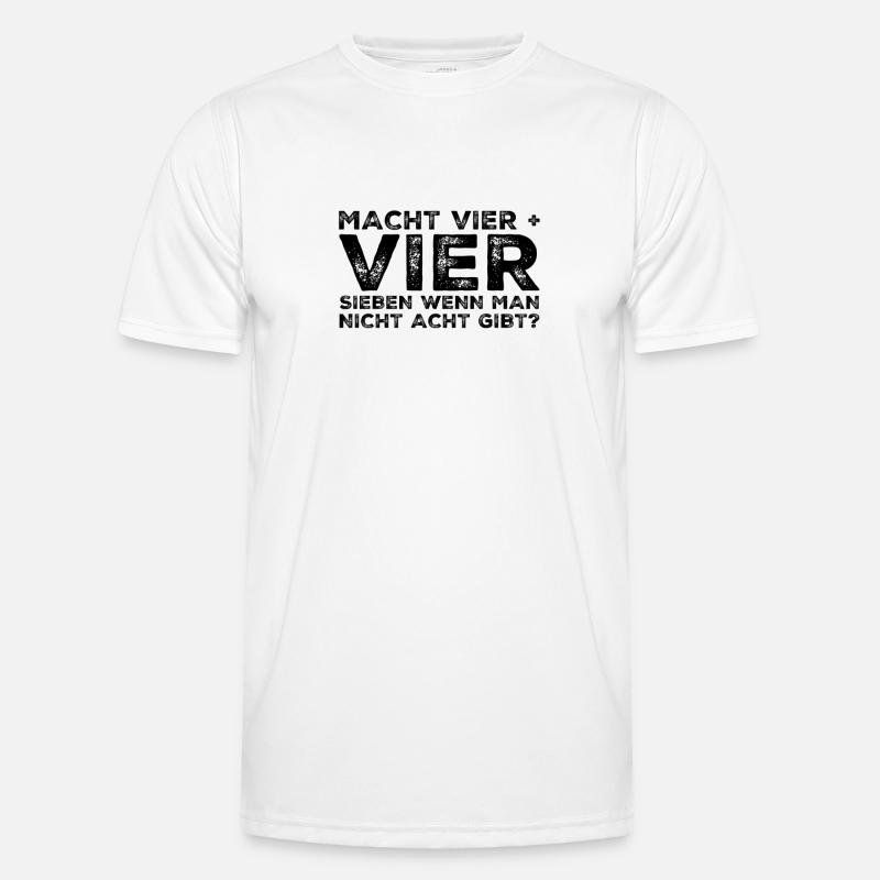 Vier + Vier Männer Funktions-T-Shirt