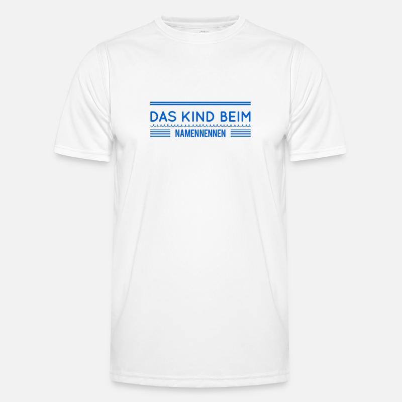 ich bin ehrlich - Männer Funktions-T-Shirt - Weiß