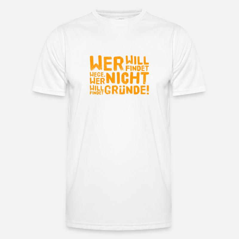 du darfst wählen Männer Funktions-T-Shirt